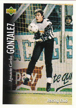 Ignacio Carlos Gonzalez Racing Club 1995 Upper Deck Futbol Argentina #37